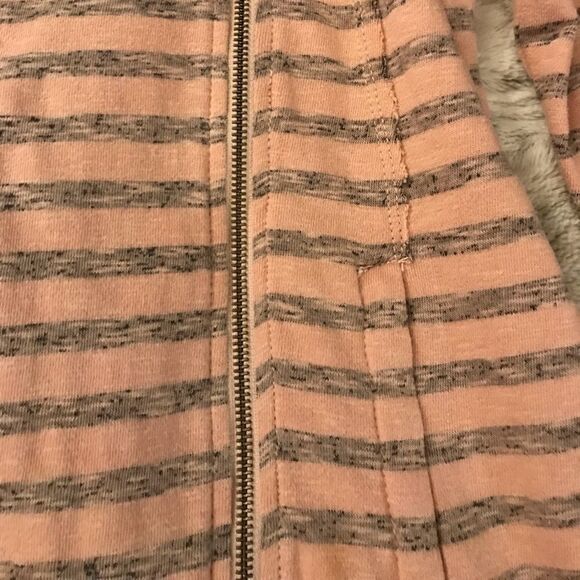 : : Caslon Striped Soft Cotton Moto Style Jacket : : - Picture 11 of 13